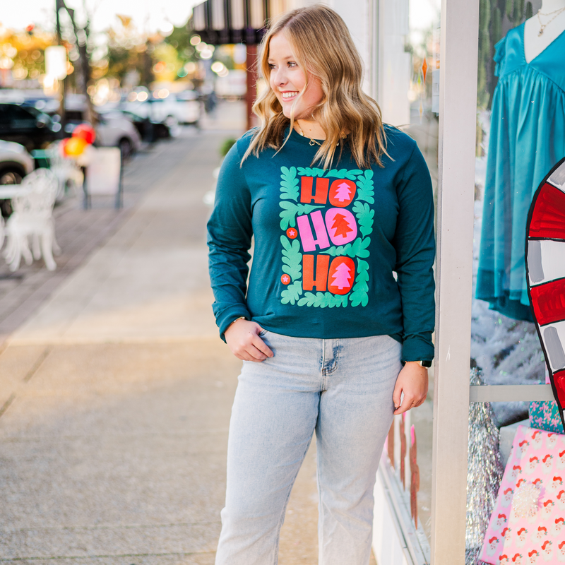 HO HO HO Long Sleeve