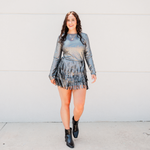 Nash Fringe Mini Dress