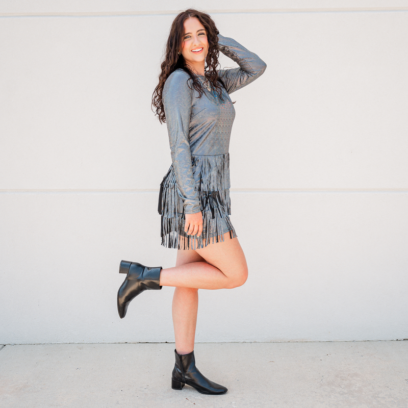 Nash Fringe Mini Dress