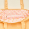 Terry Tote - Peach Check