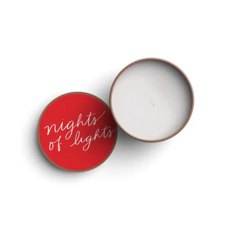 Nights of Lights Travel Tin Candle