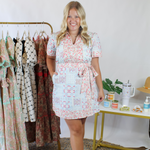 Frankie Faux Wrap Mini Dress