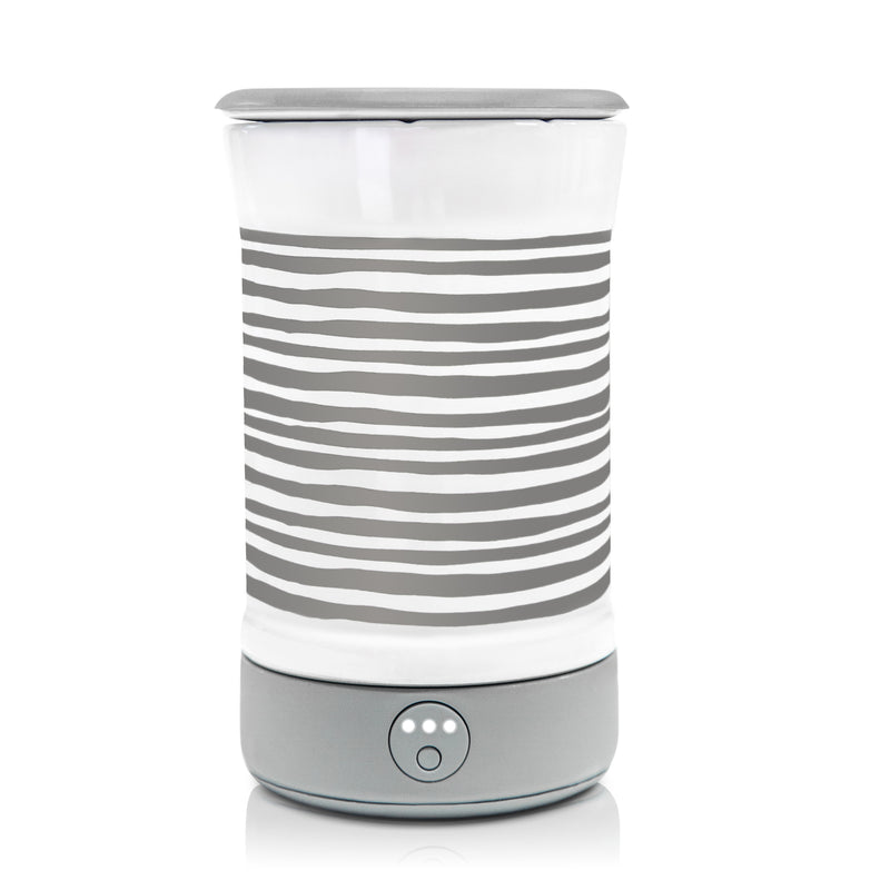 Signature Wax Warmer - Gray Stripe